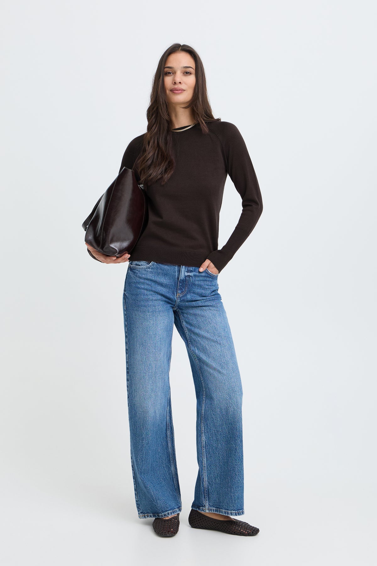 B.Young Bymmorla Long Cuff Jumper 20815301