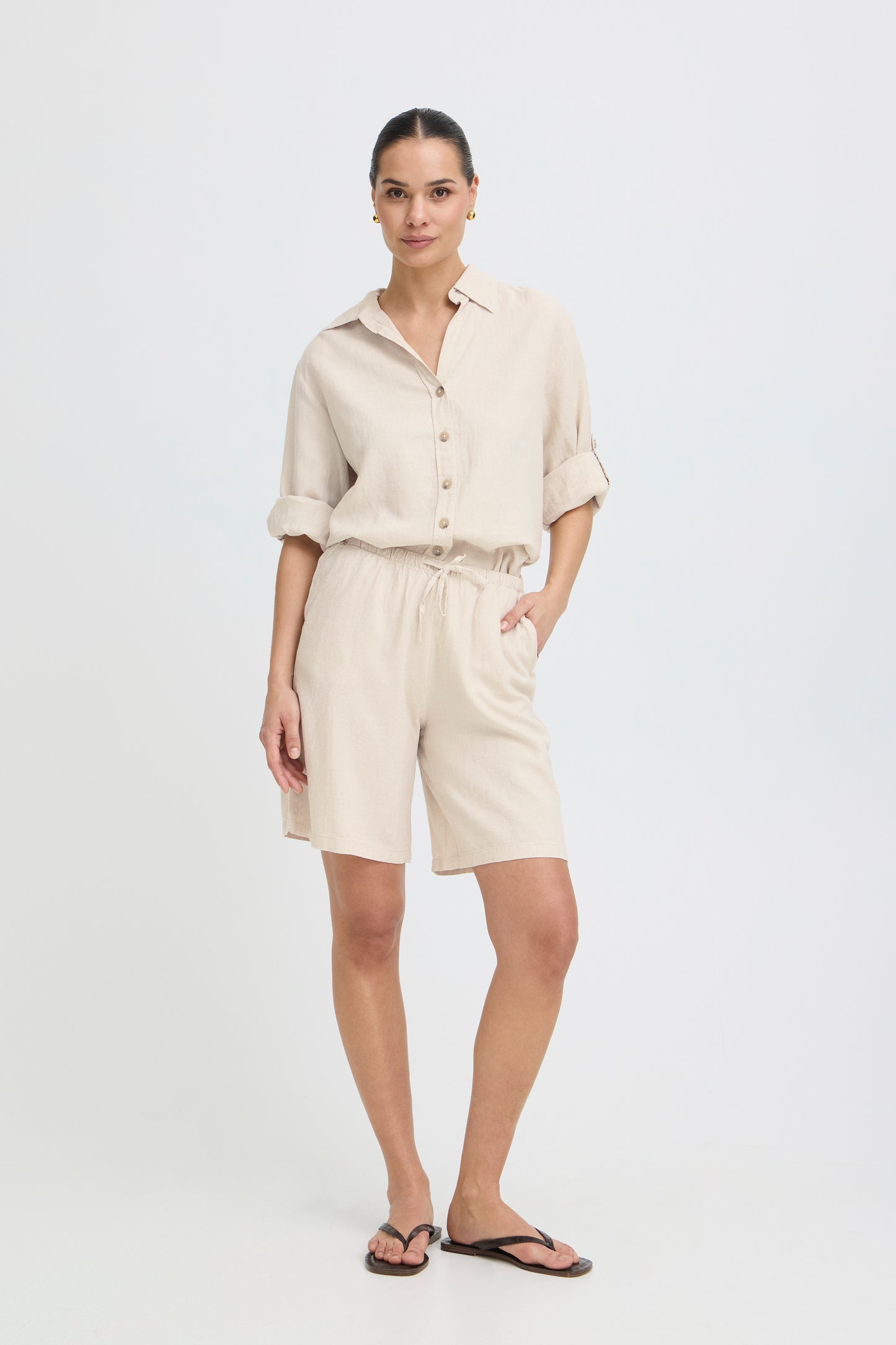 B Young BYFALAKKA Long Shorts 20816608