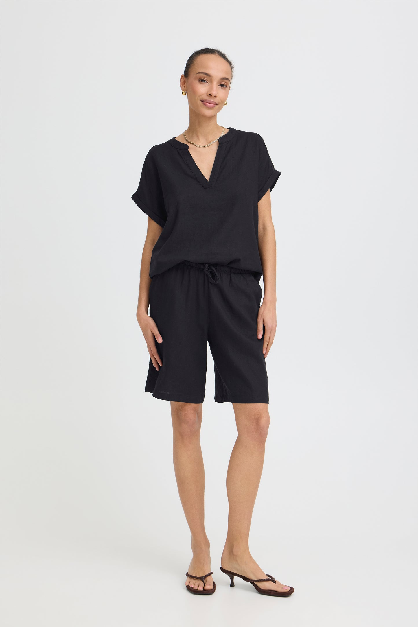 B Young BYFALAKKA Long Shorts 20816608