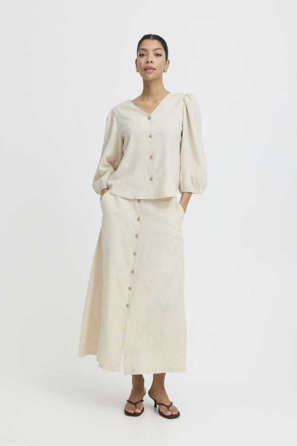 B Young BYFALAKKA Button Skirt 20816610