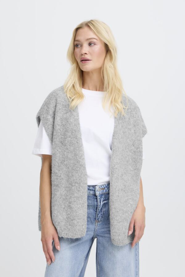 B.Young BYMILLERS VEST 2 Knitted Sleeveless Cardi