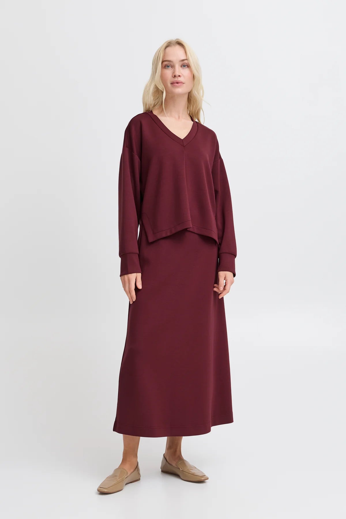 B.Young BY Pusti V Neck Cropped Top
