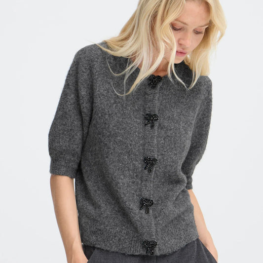 B.Young BYOmea Deco Bow Cardigan