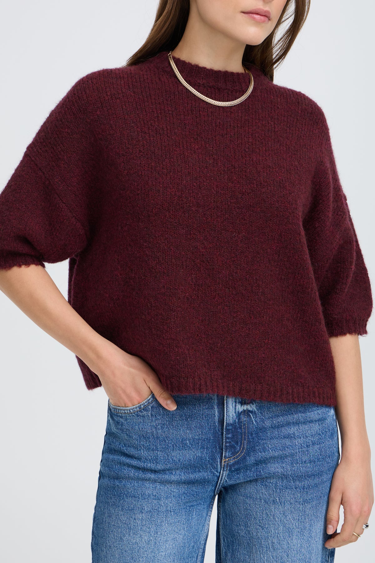 B.Young Bymmorla Open neck Jumper BYOTIA