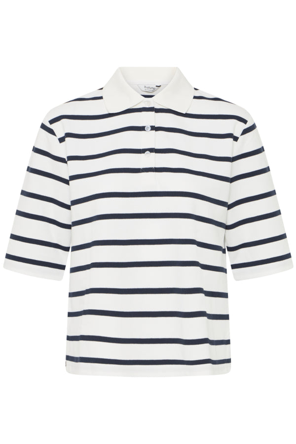 B.Young BYPELDA Cropped Polo Top