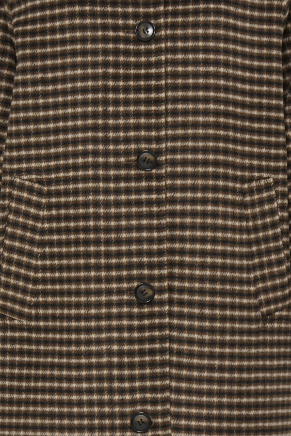 B.Young Bycamio Checked Coat