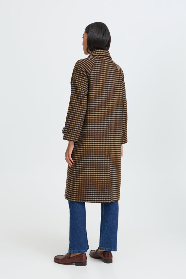 B.Young Bycamio Checked Coat