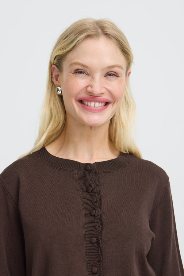 B.Young Bymmorla Lurex Cardigan