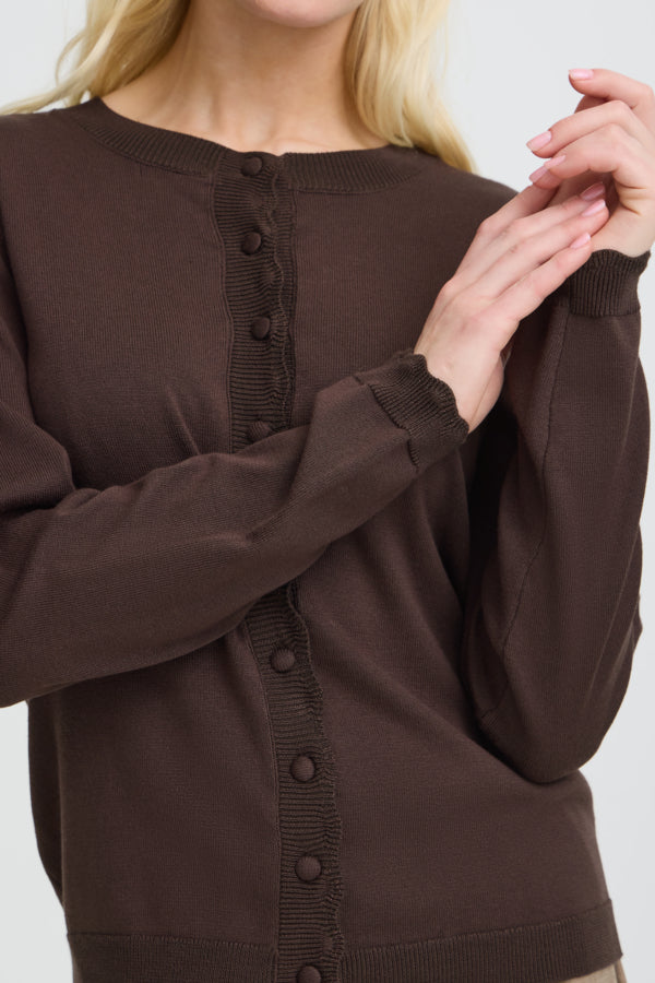 B.Young Bymmorla Lurex Cardigan