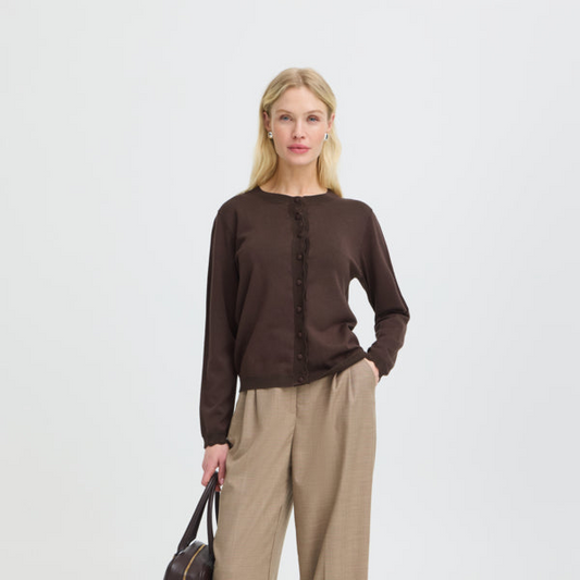 B.Young Bymmorla Lurex Cardigan