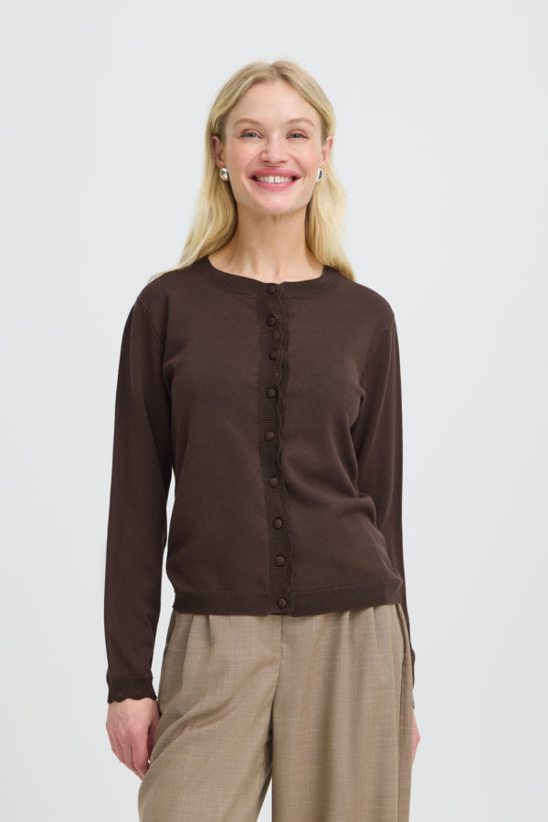 B.Young Bymmorla Lurex Cardigan