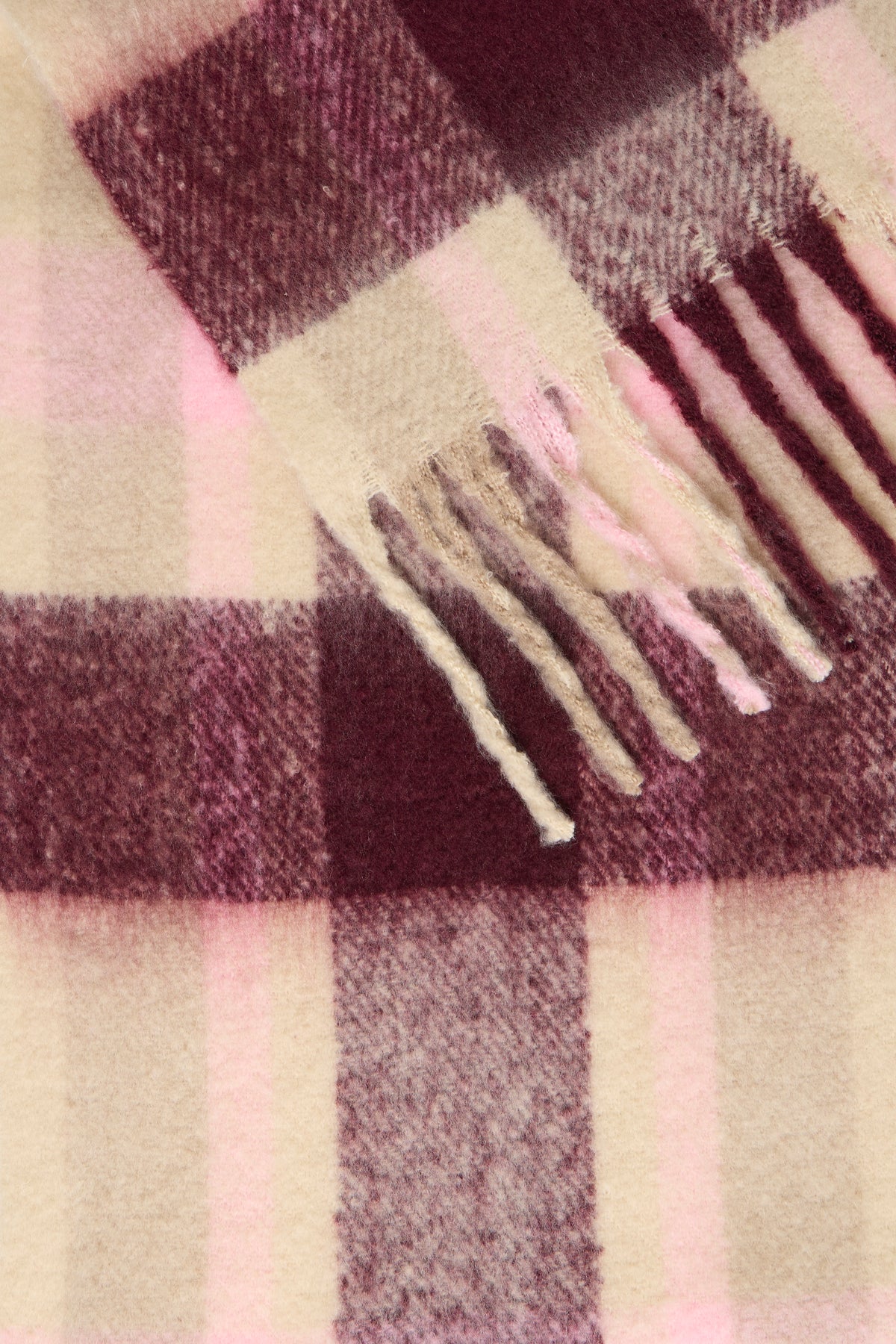 B.Young Bywibke Checked Winter Scarf 20819321
