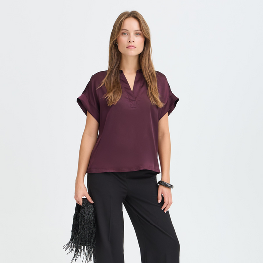 B.Young Byselita V Placket Neck