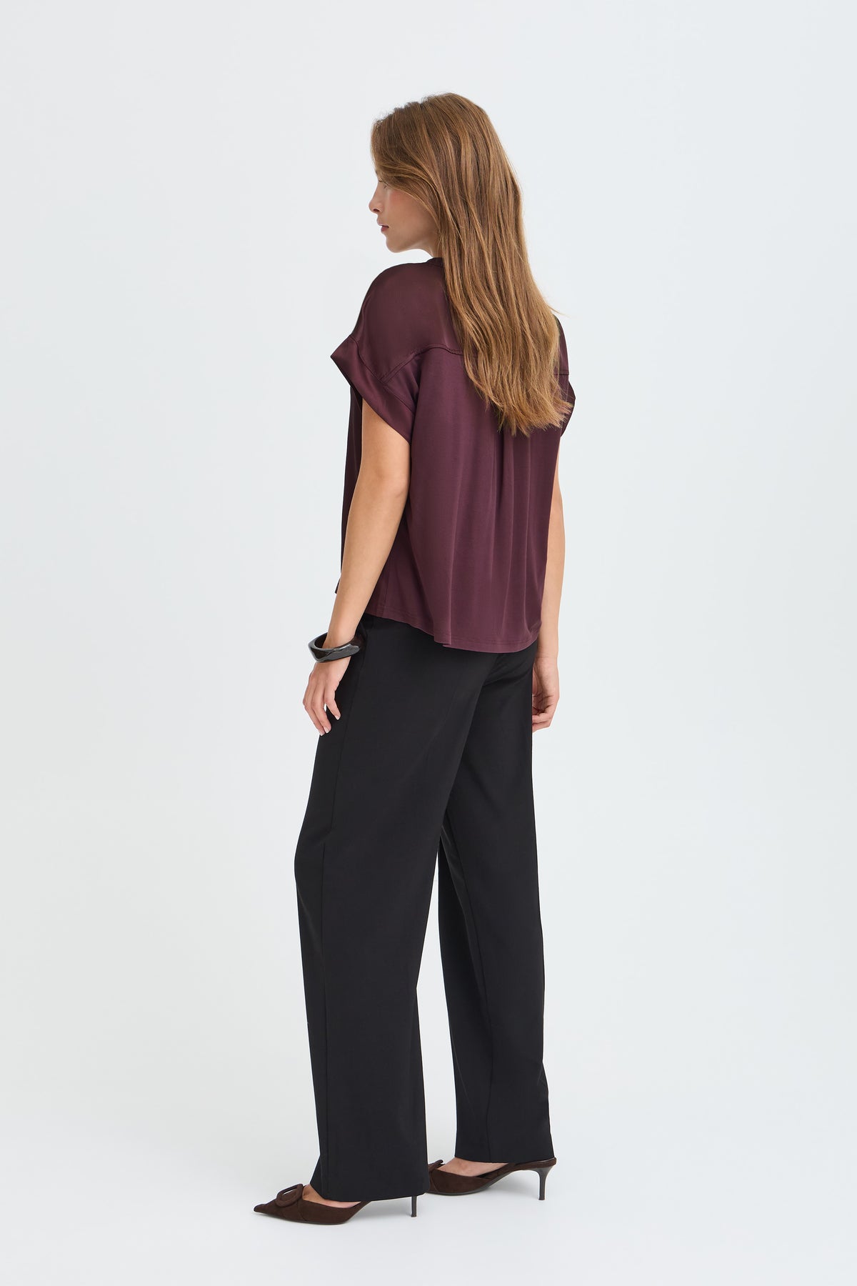 B.Young Byselita V Placket Neck