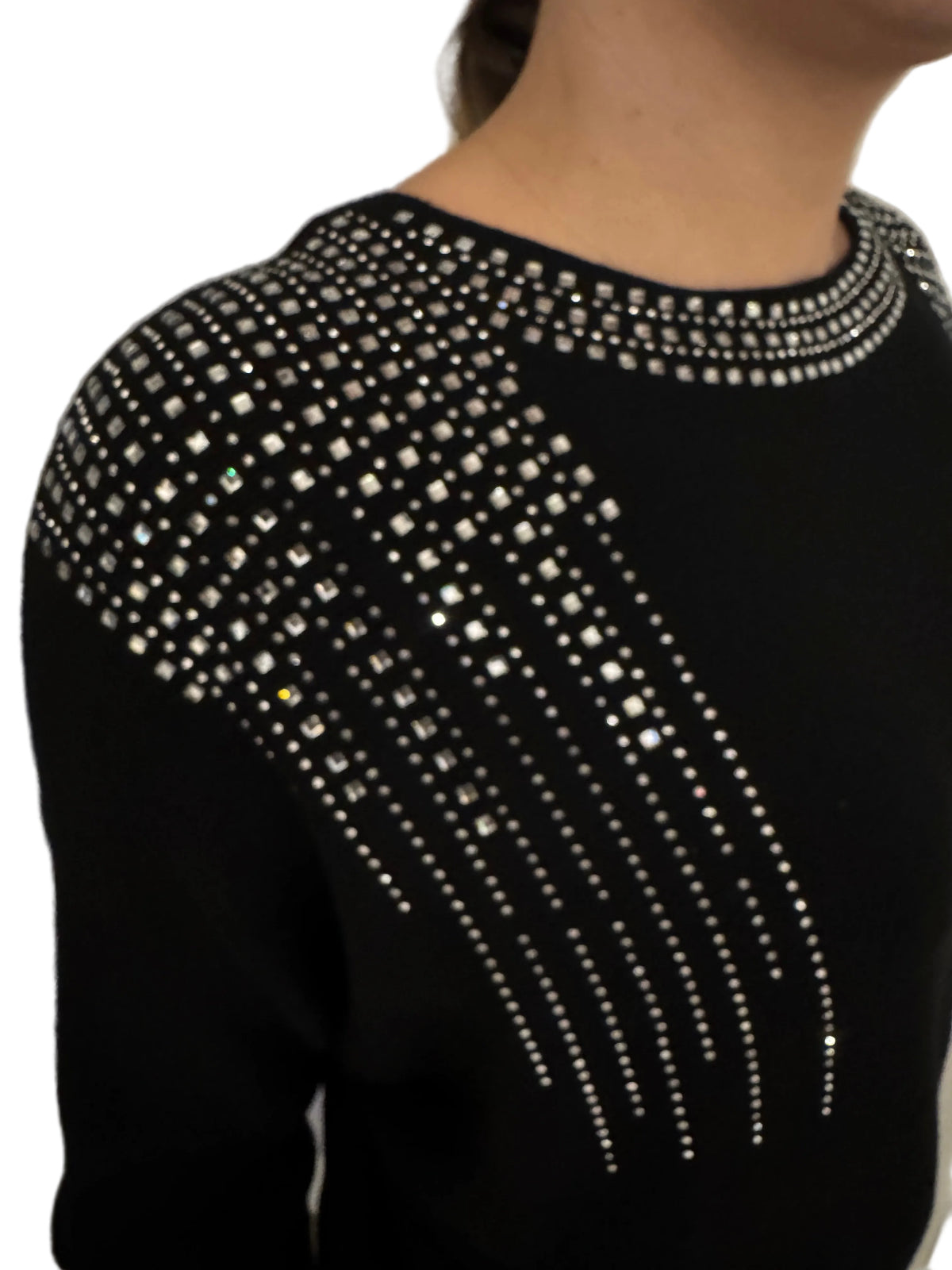 Paramour PK8020 Diamante Knit Jumper