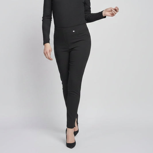 Pinns 226T Black Regular Bengaline Trousers with Back Pocket