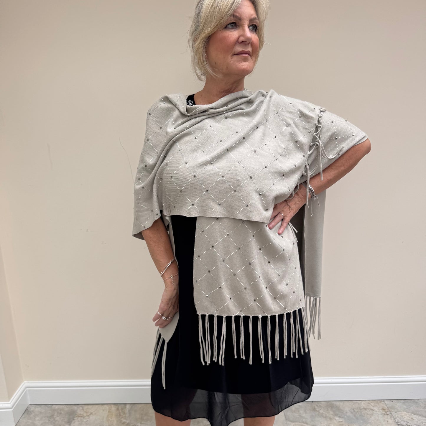 Malissa J WF2345 Wrap Style Cardigan