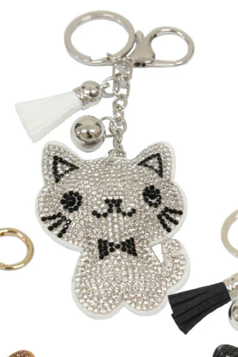 Love Rocks Cat Keyring