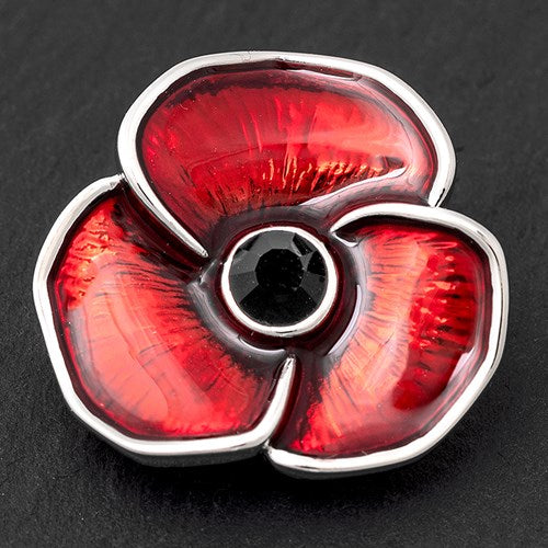 Equilibrium 279406 Red Poppy Pin