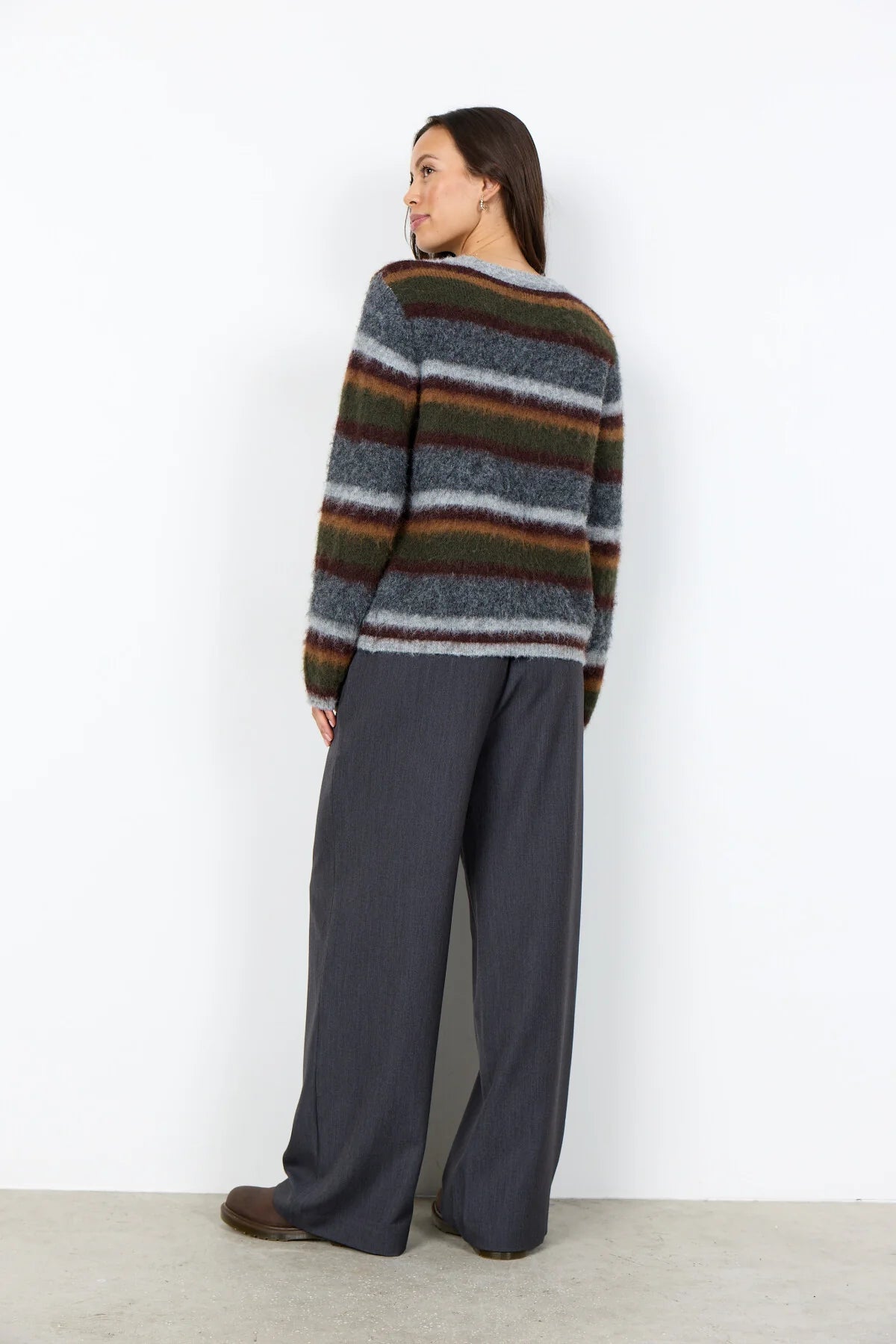 Soyaconcept SC-HADIL YD 2 Stiped Fluffy Jumper