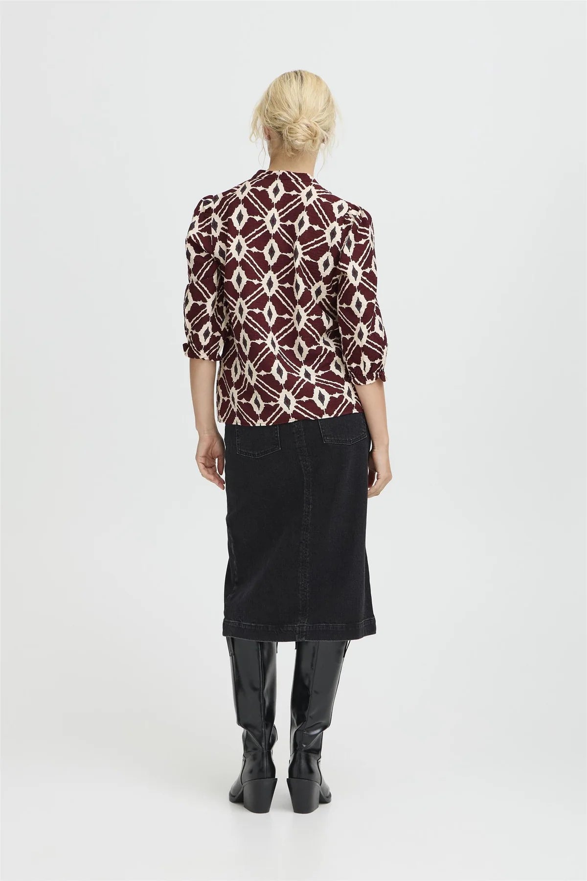 B.Young ByIKAIA V Neck Blouse