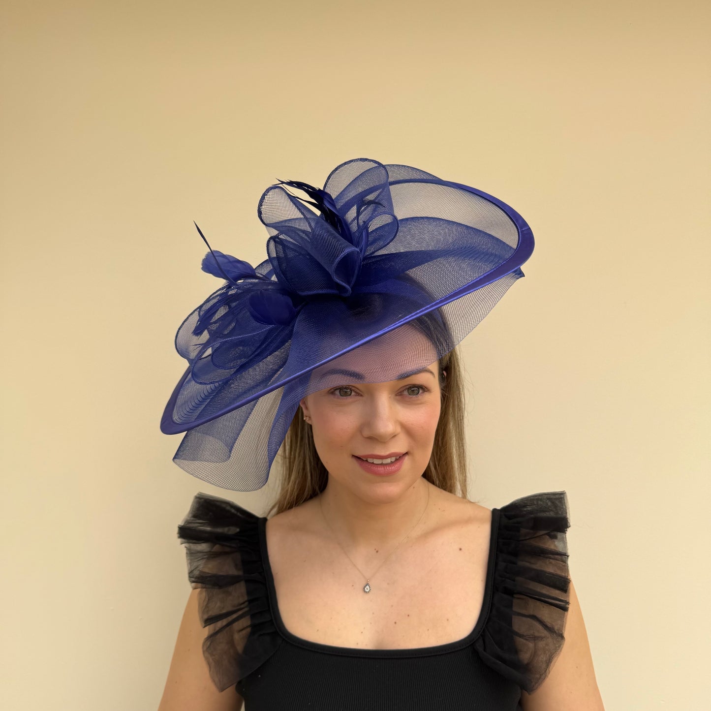 J Bees JB20/594 Cobalt Net Fascinator