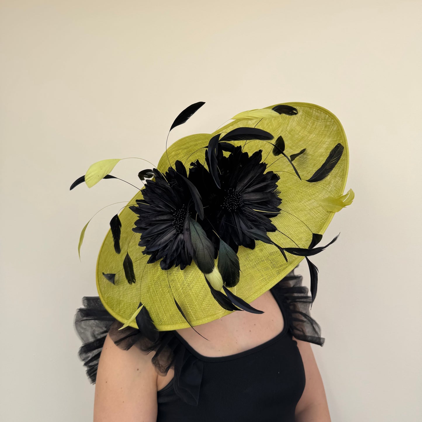 J Bees JB25/86 Zest lime and Black Contrast Hatinator