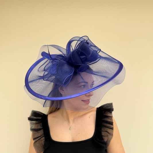 J Bees JB20/594 Cobalt Net Fascinator