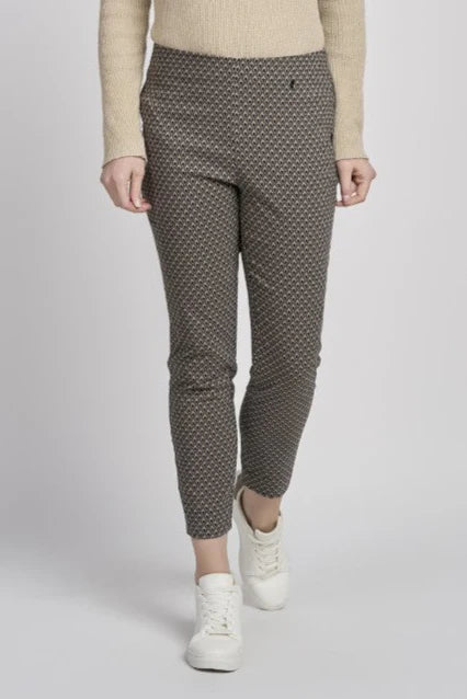 Pinns 226CT Patterned Ankle Grazer Trousers