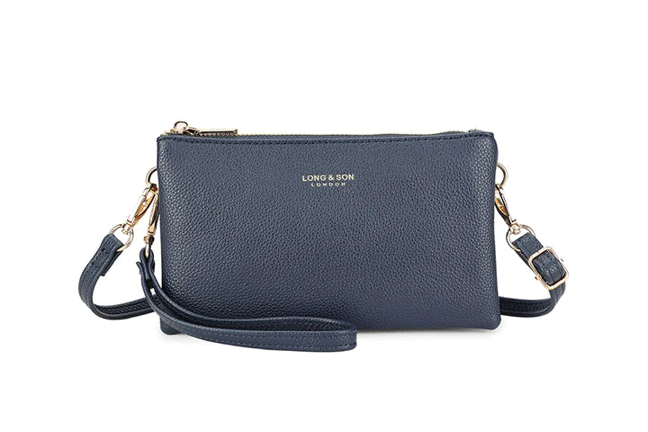 Small Cross Body Bag with Wristlet Strap