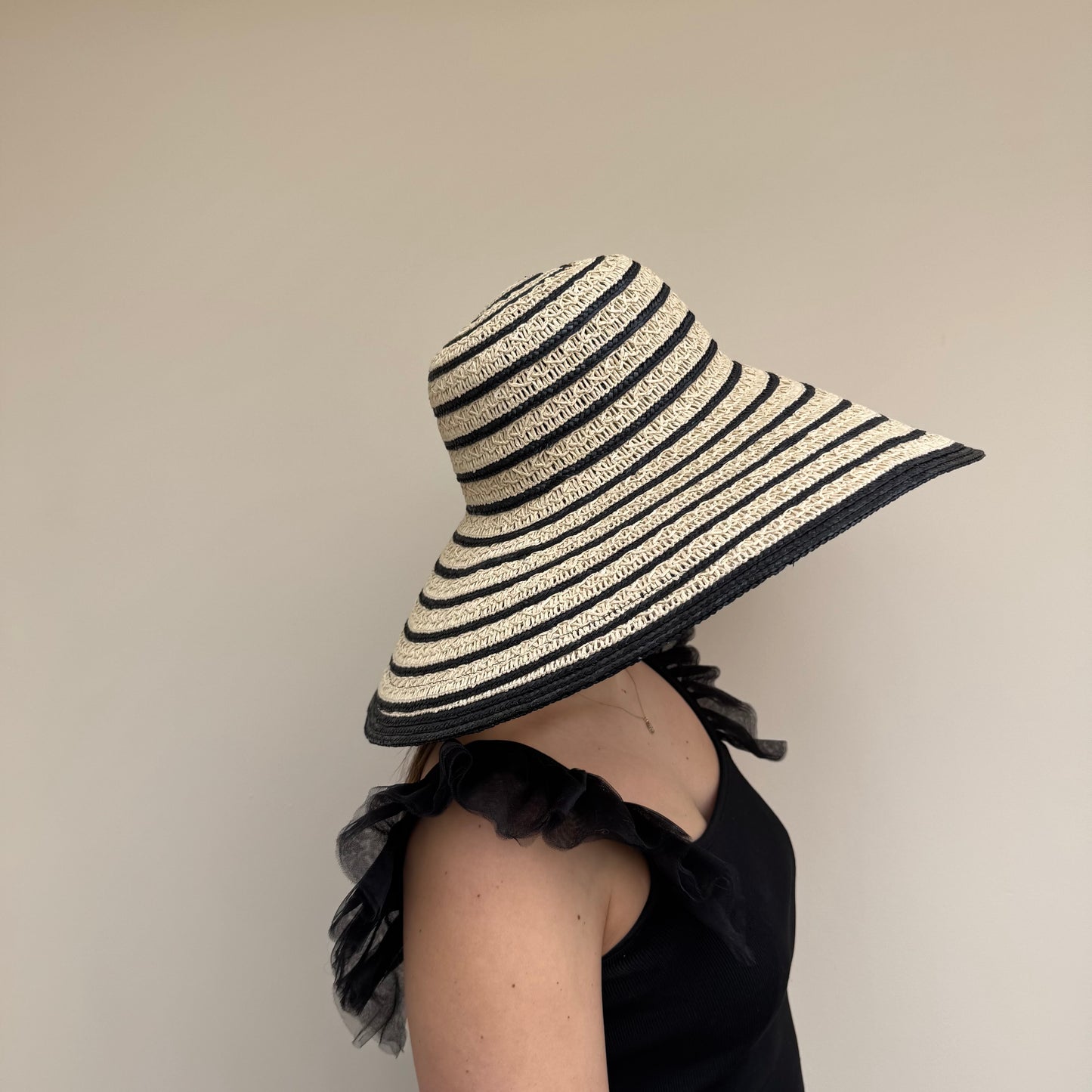 Failsworth SS26 Rousham Sraw Hat Straw/Black
