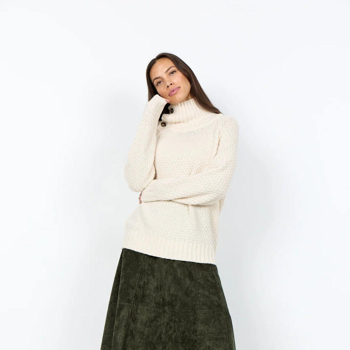 Soyaconcept SC-HALIME 1 Polo Neck Knitted Jumper