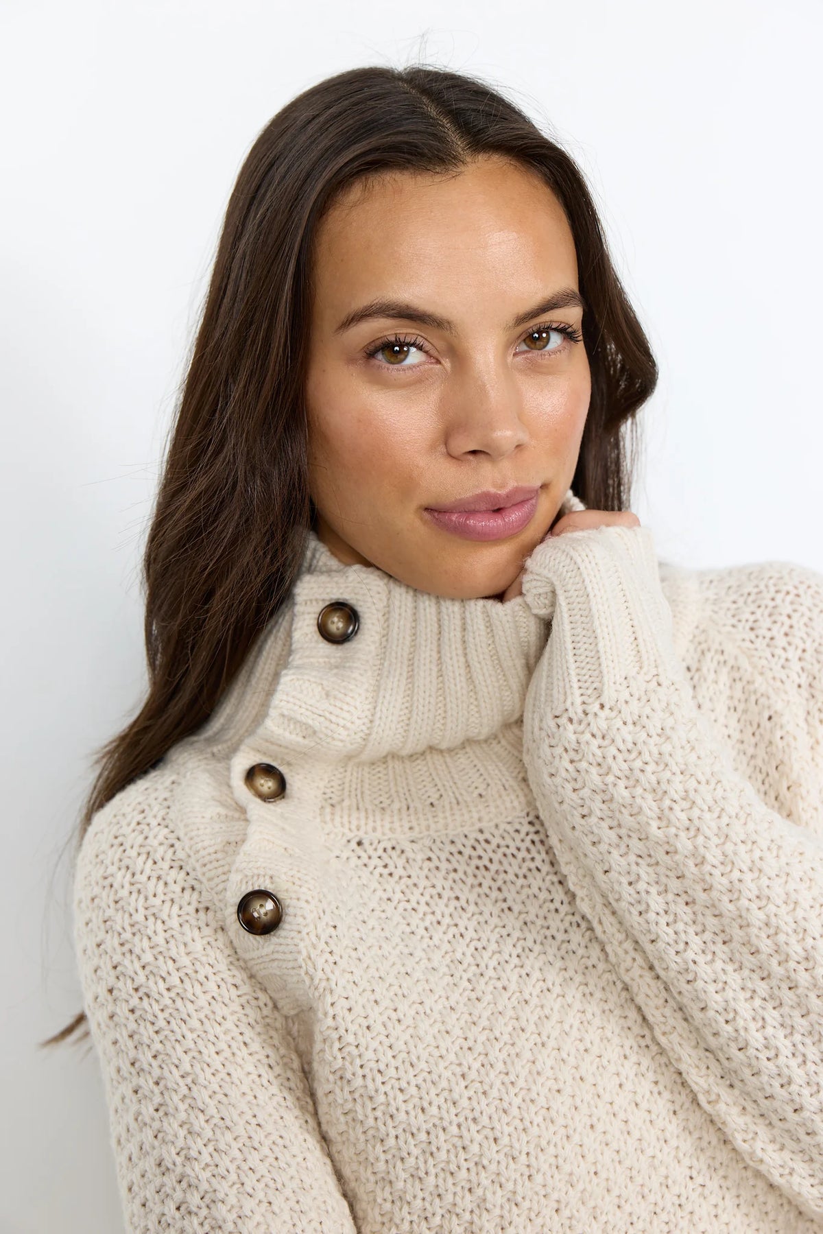 Soyaconcept SC-HALIME 1 Polo Neck Knitted Jumper