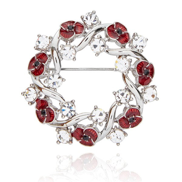 Equilibrium 349495 Poppy Ribbons Brooch