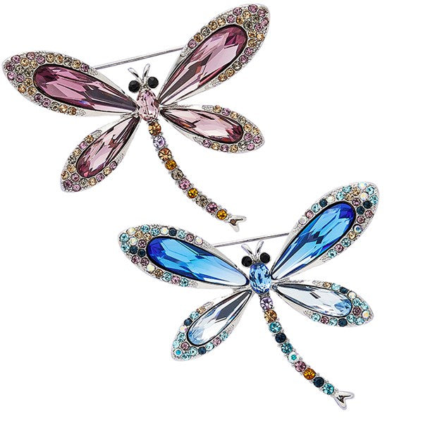 Equilibrium 359505 Dazzling Dragonfly Brooch