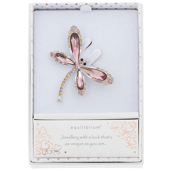Equilibrium 359505 Dazzling Dragonfly Brooch