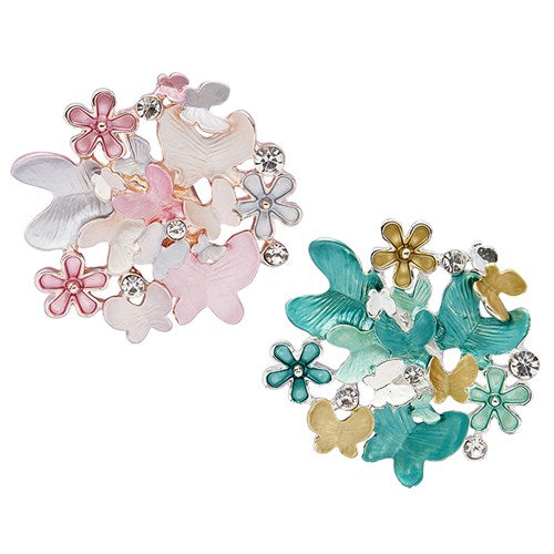 Equilibrium 359512 Floral Garden Magnetic Brooch