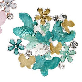 Equilibrium 359512 Floral Garden Magnetic Brooch