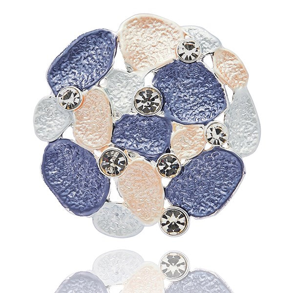 Equilibrium 359513 Pebble Circle Magnetic Brooch