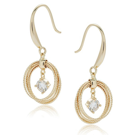 Equilibrium 359545 Multi Rings Earrings