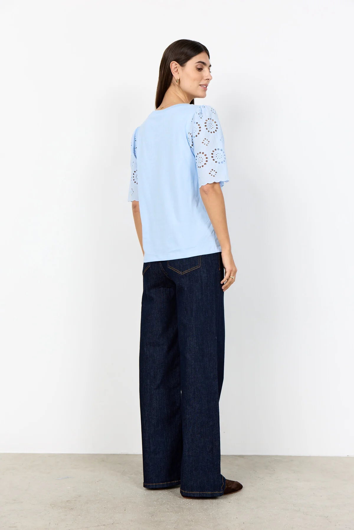 Soyaconcept SC-LORAINE 3 Embroidered Sleeve Tee 26447-20