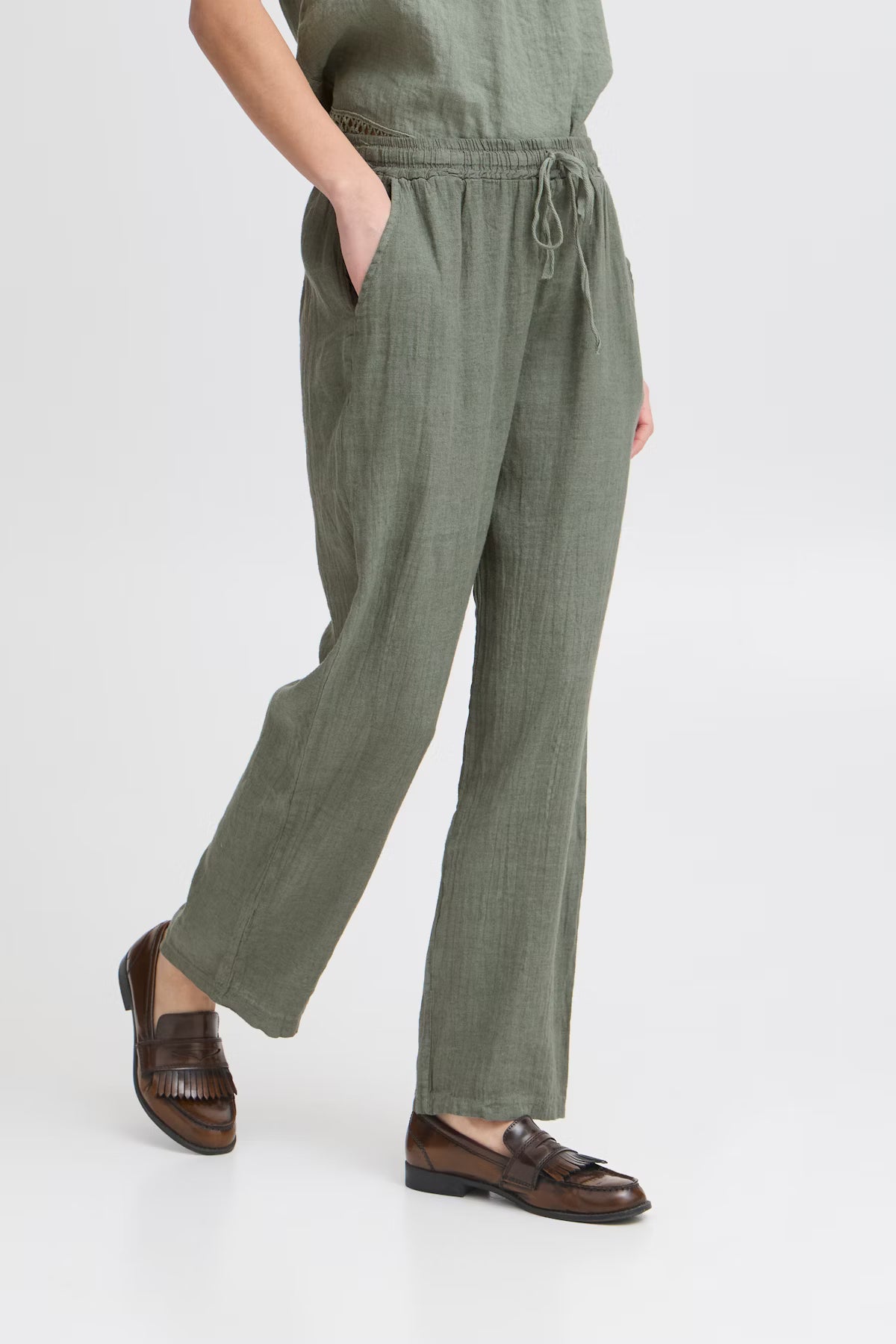Sorbet 22100891 linen trousers
