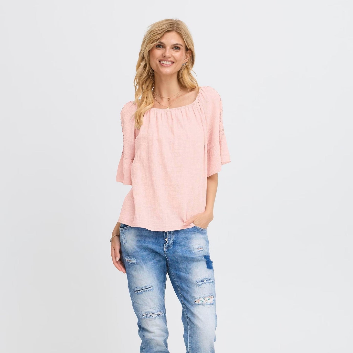 Sorbet Lace Blouse