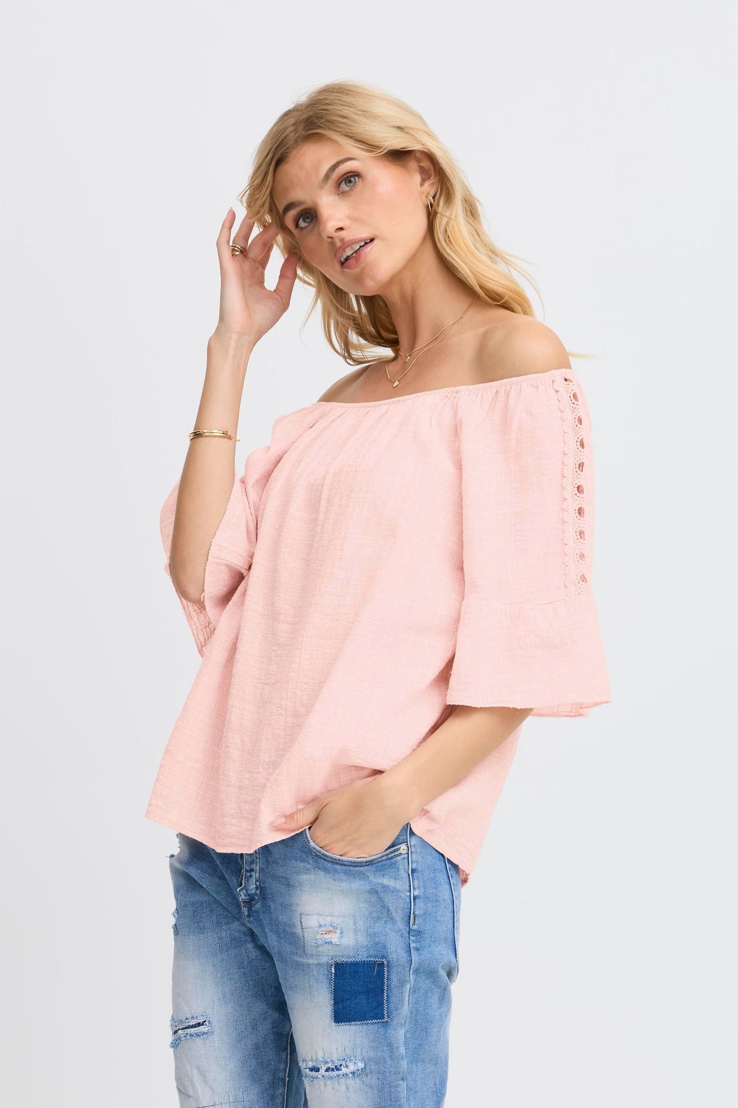 Sorbet Lace Blouse