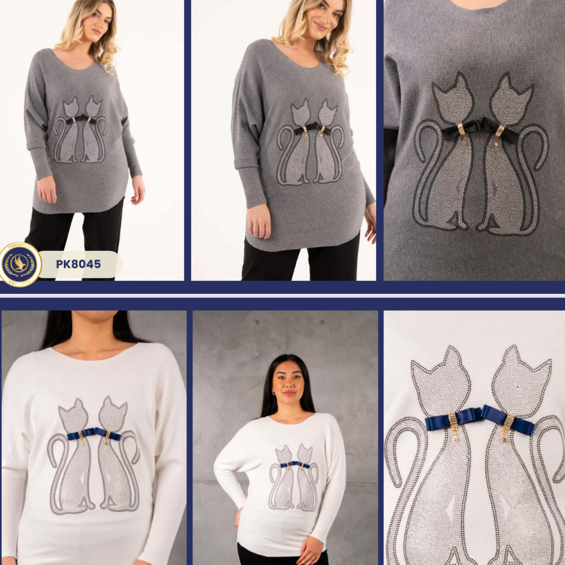 Paramour PK8045 Twin Cat Jumper