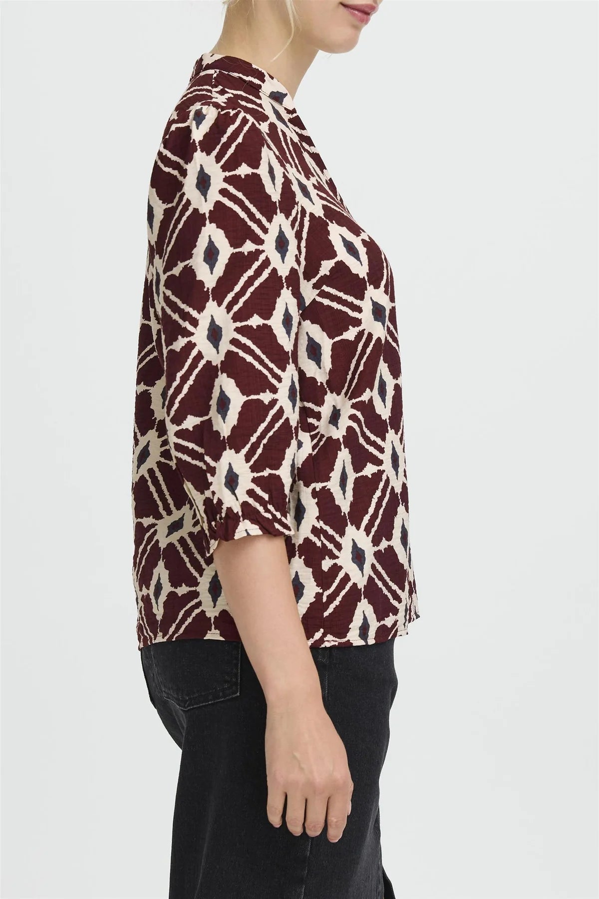 B.Young ByIKAIA V Neck Blouse
