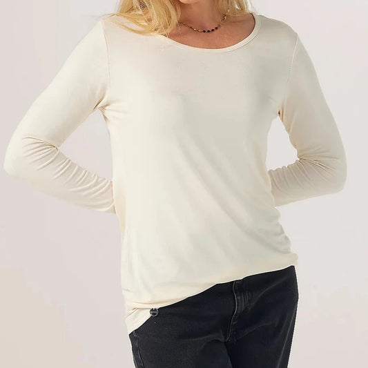 Malissa J Basic Jersey Long Sleeve Top