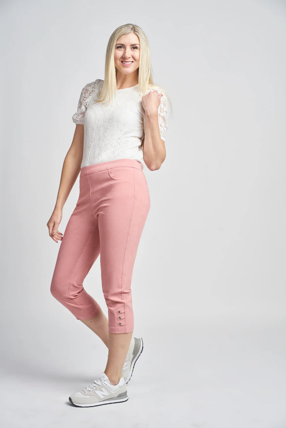 Pinns 408C Figure sculpting bengaline crop trouser