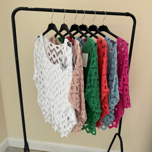 ZP SS26 8831 Crochet two peice top