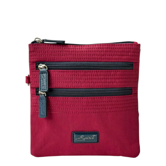 Spirit 4512 Multi Zip Crossbody Bag